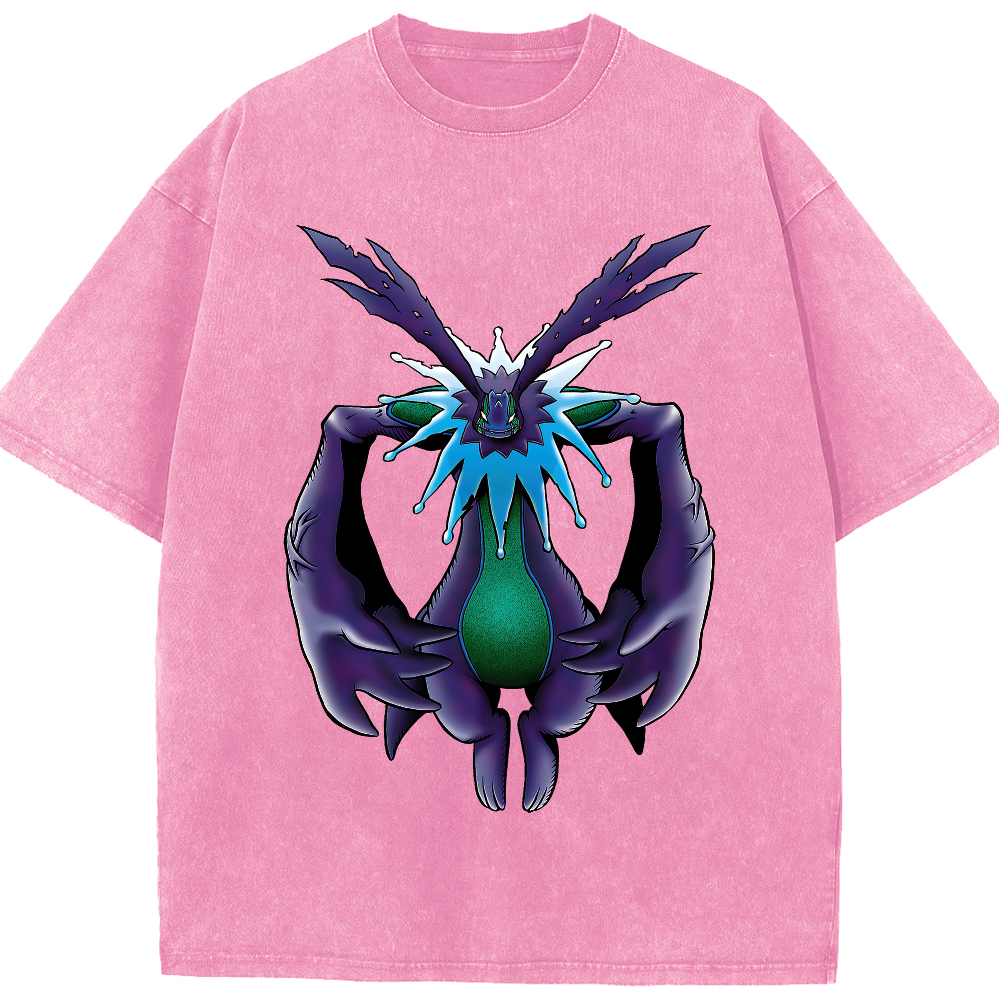 （画像用） Digimon デジタルモンスター/デジモン 綿100% ヴィンテージ風 半袖Tシャツ（フロントプリント）